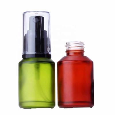 China 30ml cosmetic tipped shoulder essence bottle cosmetic spray lotion bottle with water toner for sale