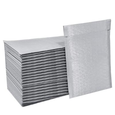 China Tear Resistance Envelopes OEM Bubble Mailers Padded Envelopes Lined Poly Mailer Self Seal Light Gray Mailers Padded Envelope Bubble Mailing Mailing Bag for sale