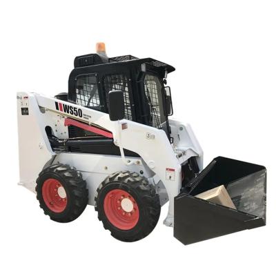 China Hydrostatic Mini Skid Steer Loader for Construction CE EPA Certified and Four-wheel Drive for sale