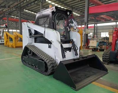 China Disc Trencher and Rock Saw Tracked Skid Steer Loader with Powerful HANSA Hydraulic Pump for sale