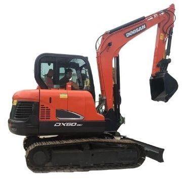 China Doosan DX60 DH55 Mini Excavator for Construction Digging Low Working Hours and in Kore for sale