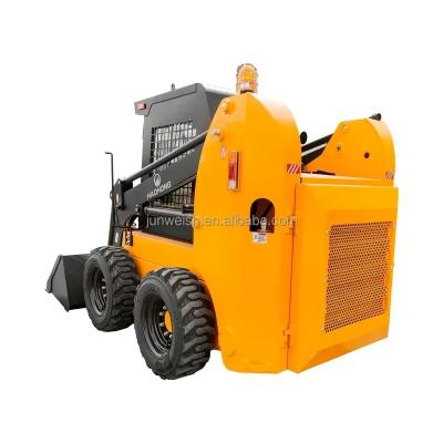 China CE Certificated Fully Hydraulic Skid Steer Loader Drive Mode Hydrostatic Mini Loader for sale