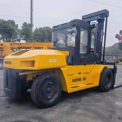 China 20 Ton Forklift Used Big Japanese Komatsu 10 Ton 25 Ton Diesel for sale