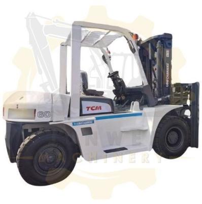 China TCM 6 Ton Folk Lift Used Japan Made FD60 Forklift for sale