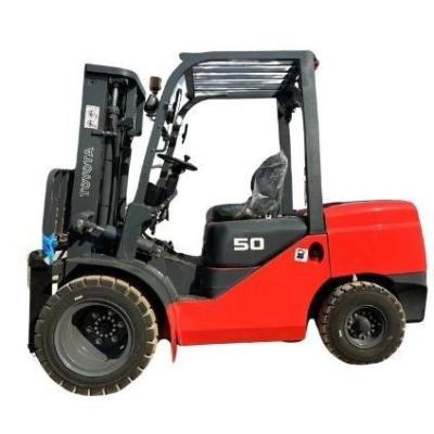 China Manufacturing Plant 5 Ton Diesel Forklift Truck with Japan ISUZU Engine and Side Shifter for sale