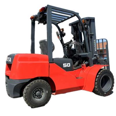 China Euro5/EPA Japan 5 ton Diesel Forklift Truck with ISUZU Engine and Fork Positioner for sale