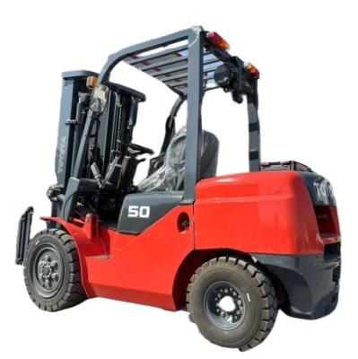 China Top-performing Japan 5 ton Diesel Forklift Truck with Fork Positioner and Side Shifter for sale