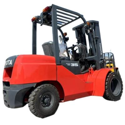 China 3 Ton Lifting Capacity 4 Wheels in Front Japan Forklift with Design and 2/3 Stage Mast for sale