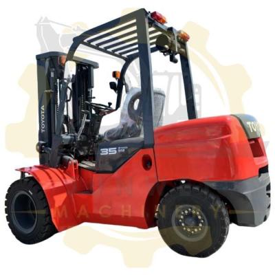 China 3 Ton Forklift with 2-Stage Mast and Manual Hydraulic Lifting Pallet Truck from Japan for sale