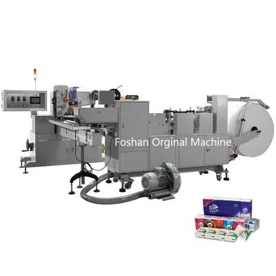 China Full Automatic Hotels Pocket Tissue Paper Handkerchief Production Line Machine With Automatic Packing Count Transfer for sale