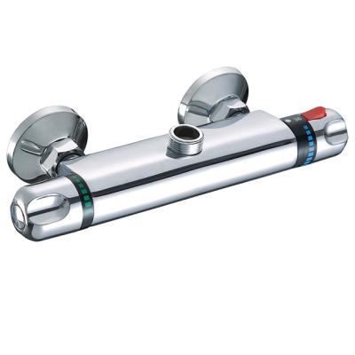 China Without Slide Bar Ready To Ship Classic Design Water Saving Chrome Finish Thermostatic Shower Faucet Mixer Tap Bathroom Wash 3/4