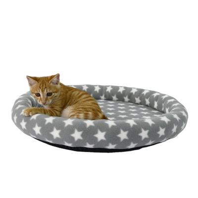 China Round Sponge Cat Mat Pet Bed For Cats Small Dog Beds Breathable Sofa Room Eco Friendly Cat Play for sale