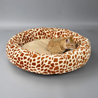 China Luxury Indoor Breathable Felt Soft House Bedroom For Cats Cat And Dog House Bed Super Soft Cushion Nest Warm Pet Bed for sale