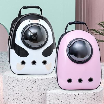 China Wholesale Large Volume Stored Portable Cat Bag Pet Shoulder Backpack Space Capsule Pet Bag For Extinguishing for sale