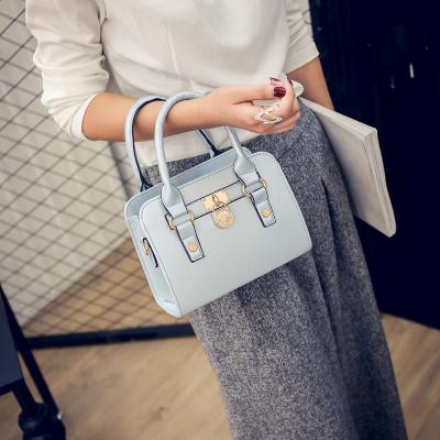 China HONGNUO PORTABLE new trend Lady Bag Sweet Round lock texture set single shoulder cross handbag 1 pieces picture shows fashionable chic NC; GUA for sale