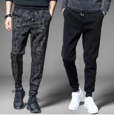 China HONGNUO Anti-wrinkle Men's Harlan Oversized Sport Cropped Pants for sale