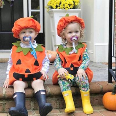 China HONGNUO cute factory wholesales kids halloween costume pumpkin costume handsome TV and movie costumes halloween party for halloween costumes for sale