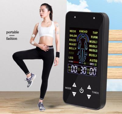 China Electronic Pulse Vibration Eletric Therapy Apparatus EMS Household Digital Massager Meridians Cervical Pulse Vibration Massager for sale