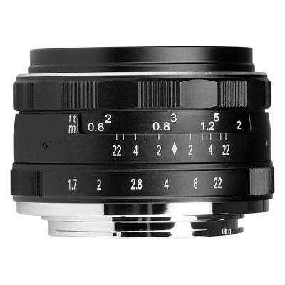 China Photo Taking Meike 35mm f/1.7 Manual Focus Prime Lens For Sony E-mount Mirrorless Cameras for sale