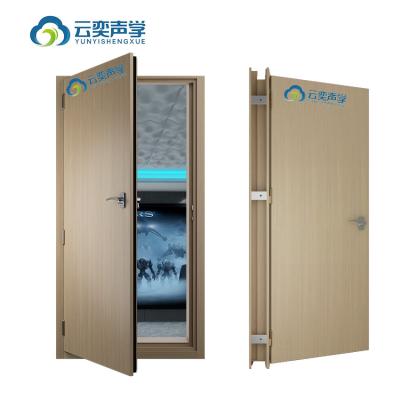 China Customized Size 2100*900mm Fireproof Steel Interior Acoustic Soundproof Door Manufacturer for sale