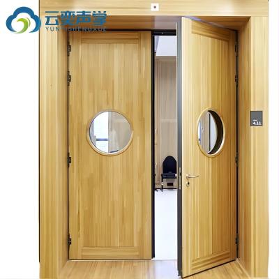 China Factory Supply  Fireproof Acoustic Steel Wood Composite Soundproof Doors Drum Room Laboratory for sale