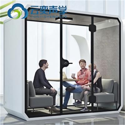 China View larger image Add to Compare Share Movable Portable Meeting Soundproof Booth Acoustic Private Office Meeting Pod Pho for sale