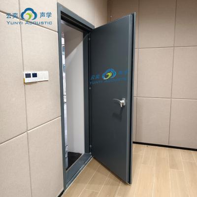 China Full Metal Steel Door For Noise Isolation 72mm 42 ±3 dB Soundproof Door for sale