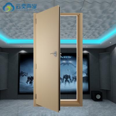 China Acoustic Soundproofing Noise Isolation Door With Acoustic Glass 60 Minutes Fireproof Acoustic Single Door STC 45dB for sale