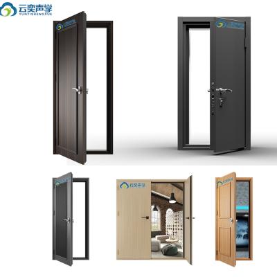 China Acoustic Door Soundproofing Noise Isolation Door  30 Minutes Fireproof Single Door For Drum Room Piano Room Study Room for sale