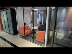 Aluminum Frame Soundproof Office Pods , Acoustic Pods For Offices