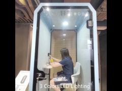 Dismountable Soundproof Phone Booth Office Pods Easy Installation