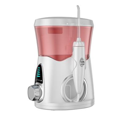 China Light Water Flosser Area Effectively 600ML Irrigator Logo Home Use 10 Pressure Arrangement Family Oral Electric Oral Clean Custom Interdental Irrigator Irrigator for sale