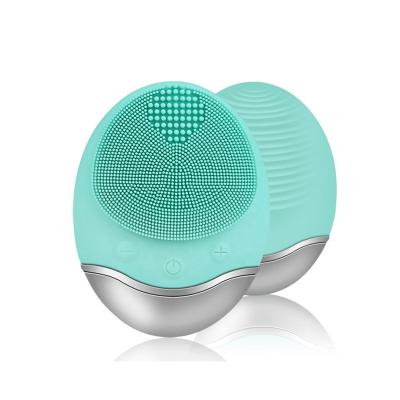 China New Stocked Multiple Rise Skin Spa Electronic Facial Cleansing Brush For Face Cleaning for sale