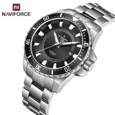 China NAVIFORCE S1004 SBB Automatic Date Automatic Mechanical Watch For Men Fashion To Business 100m Waterproof Quartz Wrist Watch Date Display Reloj for sale