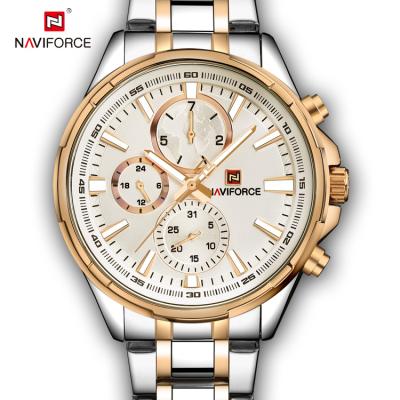 China Chronograph Naviforce 9089 RGW Japan Movement Quartz Men Watch In Wristwatches Luxury Relogio Masculino for sale