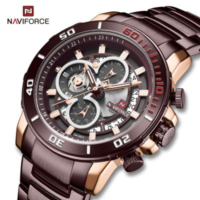 China Alarm Relogio Masculino NAVIFORCE 9174 Chronograph Sports Quartz Watches Mens Watch 2020 Navy Force for sale