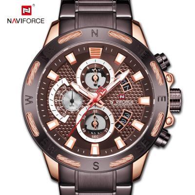 China NAVIFORCE 9165 RGCE alarm chronograph quartz men wrist watch military sports watch relogio masculino for sale