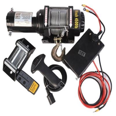 China AUTO High Quality 12000lbs Electric Car Winch Towing Off Road Winch For Self Rescue for sale