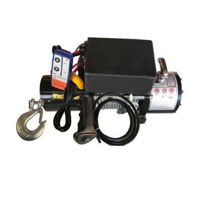 China Wholesale 12v AUTO Portable Mini Car Winch Vehicle Professional Off Road Winch For Car for sale