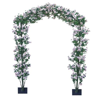 China Eco-friendly Outdoor Artificial Plastic Tree Decoration Direct Selling Artificial Flowers for sale