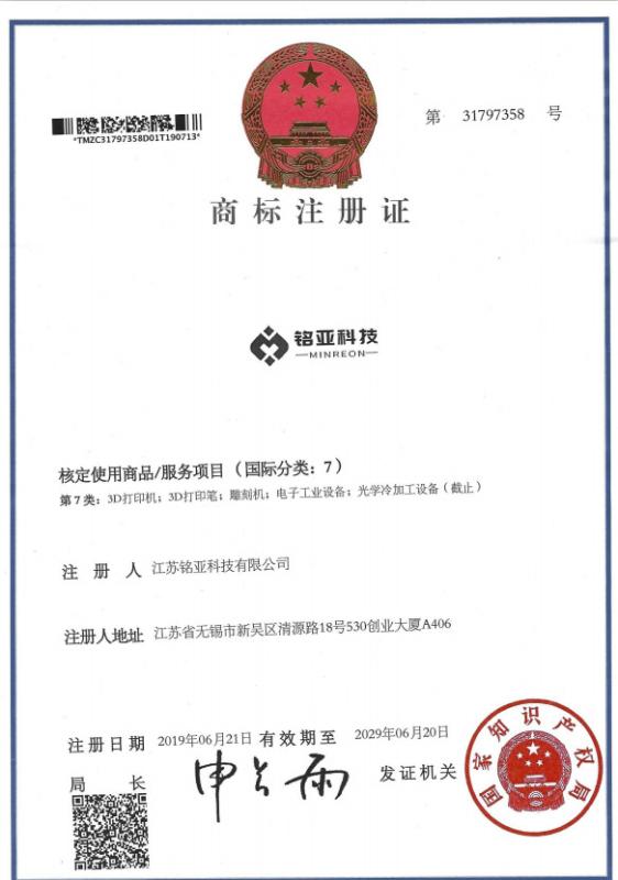 ISO14001 - Jiangsu Minreon Technology Co., Ltd.