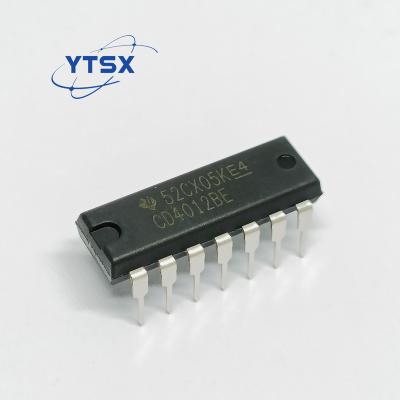 China Integrated circuit YTSX CD4012BE new original TI/MX DIP14 in current CD4012BE for sale