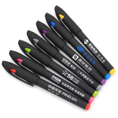 China Hot Sale Full Size Student Office Plastic Gel Pen Custom Logo for sale