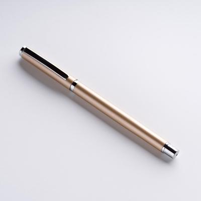 China Normal Luxury Neutral Fine Twist Metal Pen Metal Gift Neutral Pen for sale