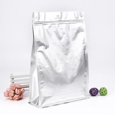 China Customization Airtight Seal Stand Mylar Jungle Bags Matte White Bound Packaging Moisture Proof for sale