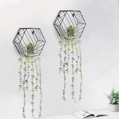 China Durable Artificial Indoor Wall Hanging Plants Green Artificial Ivy For Wall Bedroom Room Patio Shelf Office Indoor Outdoor Home Decor for sale