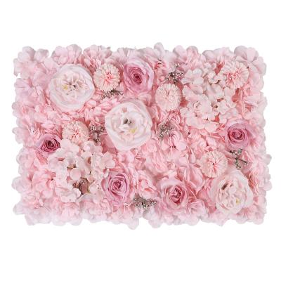 China Home Rose Flower Wall Hydrangea Flower Arrangement Balls Wedding Backdrop Party Artificial Wholesale Home Decor Environment Friendly for sale