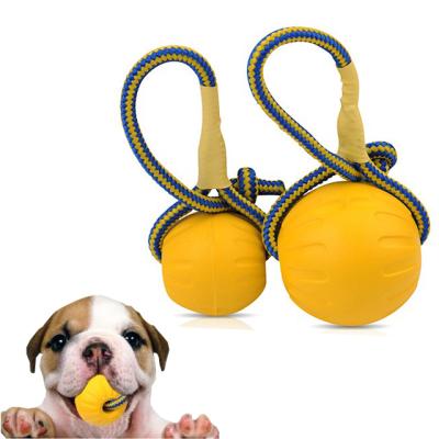 China China Sustainable Durable Dog Toy Unbreakable Float Dog Float Dog Toy EVA Supplies Rope Ball for sale