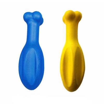 China 2020 Sustainable NEW Pet Playing Drumstick Shape Beach Dog Chew Toy EVA Dog Play Floating Toy for sale