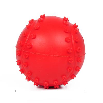 China Viable Custom Printed Soft Rubber Chew Tennis Dog Squeaky Balls for sale